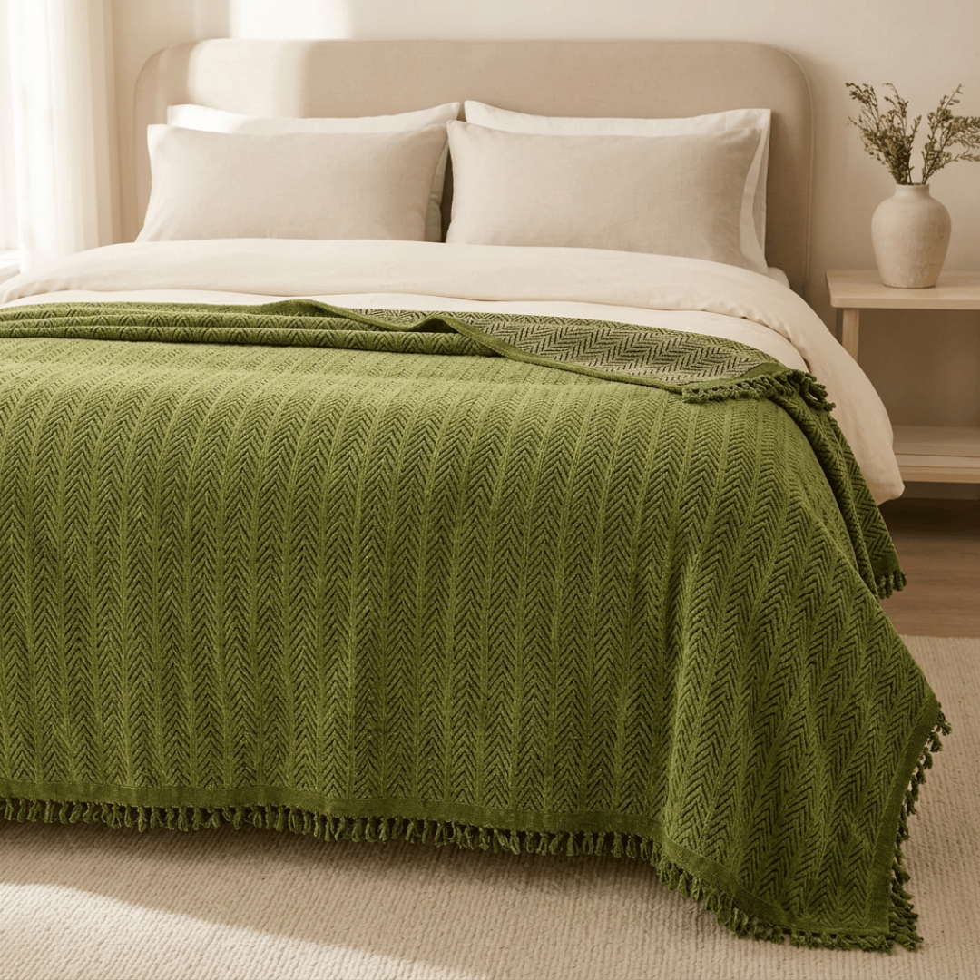 Reversible Elegant Chenille Fabric Wrinkle-Resistant Build Sofa Cover