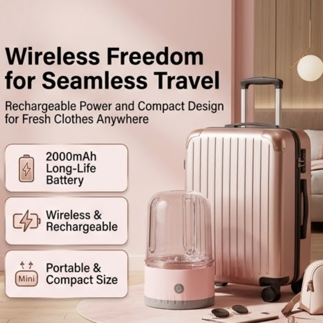 Travel Friendly Wireless Mini Washing Machine