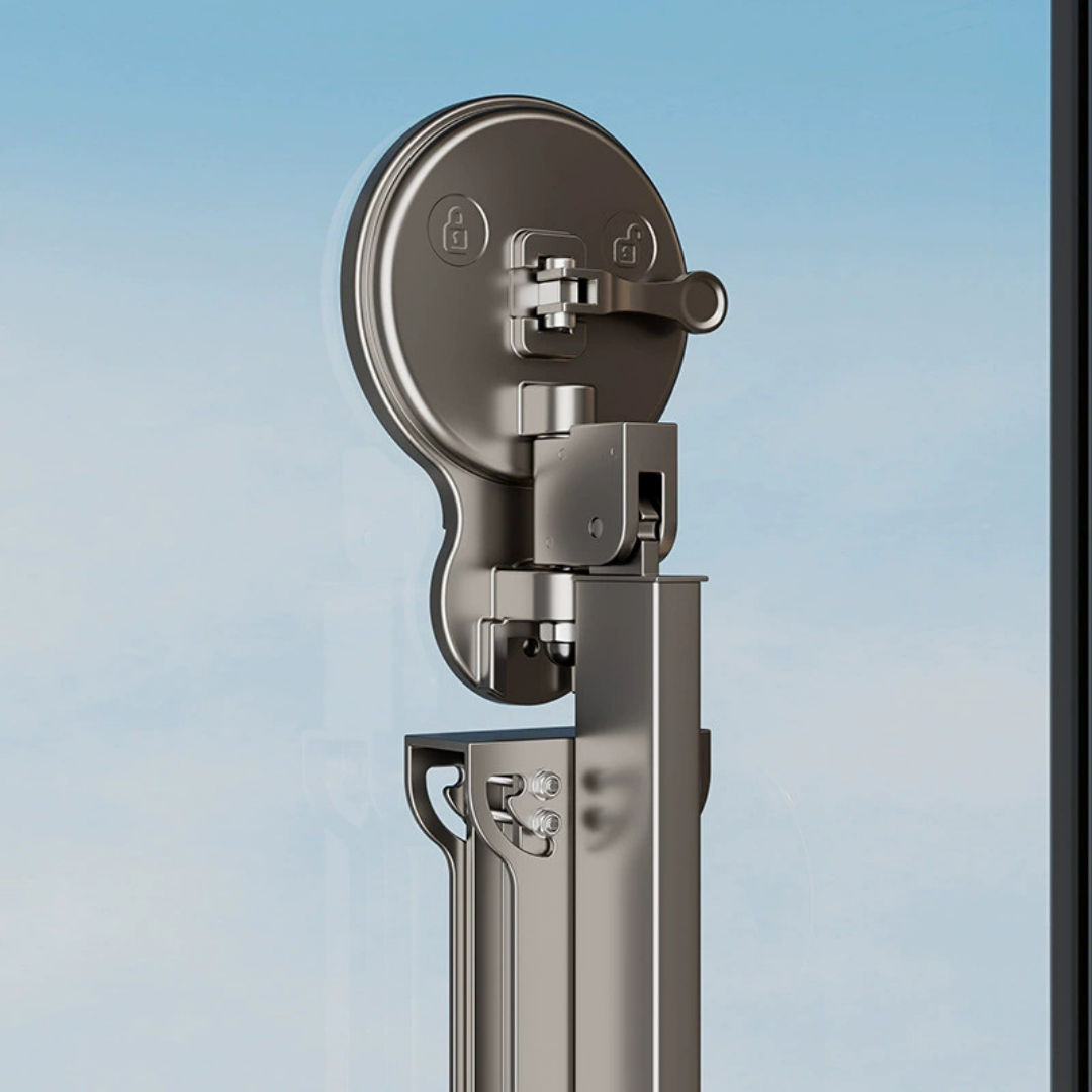 Homero Foldable Clothes Hanger Double Suction Cup Telescopic Drying Rod