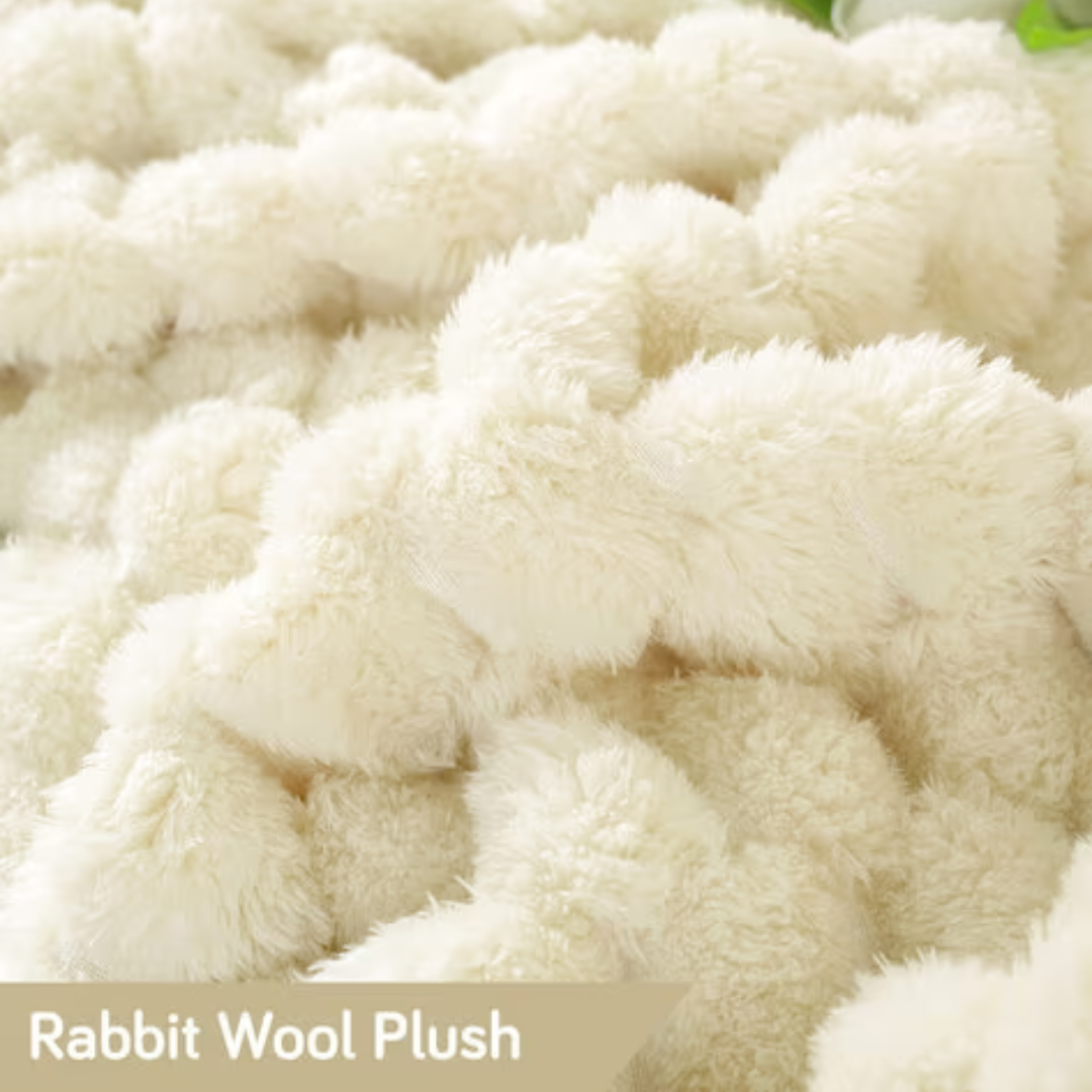 Luxury Honeycomb Plush Chenille Fabric Sofa Cover