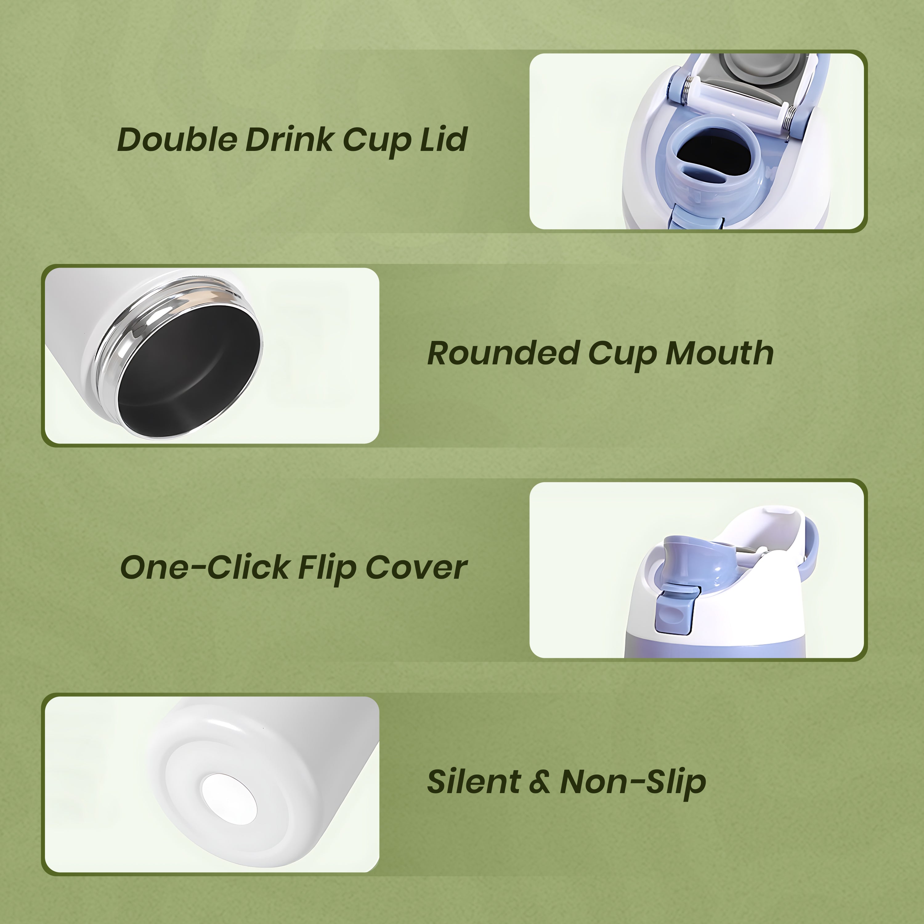 Premium Insulated Stainless Steel BPA Free Water Bottle - 960ml