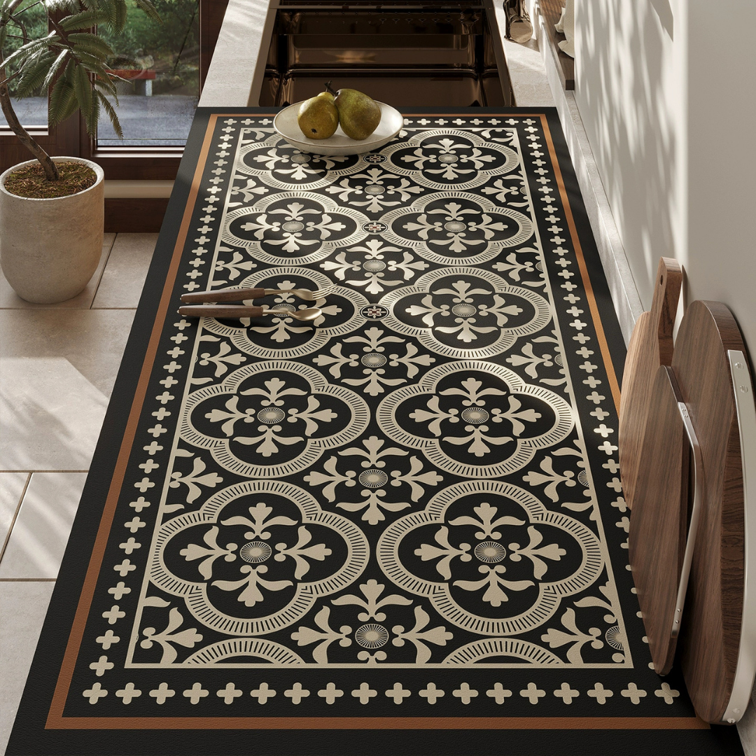 HOMERO Elegant Classic Pattern Absorbent Anti-Slip Diatom Mat