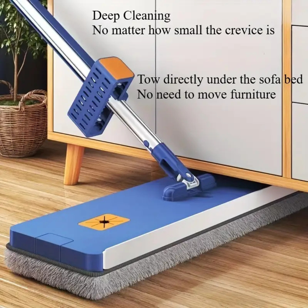 Homero 360° Self Cleaning Microfiber Floor Mop with Folding Bucket Set