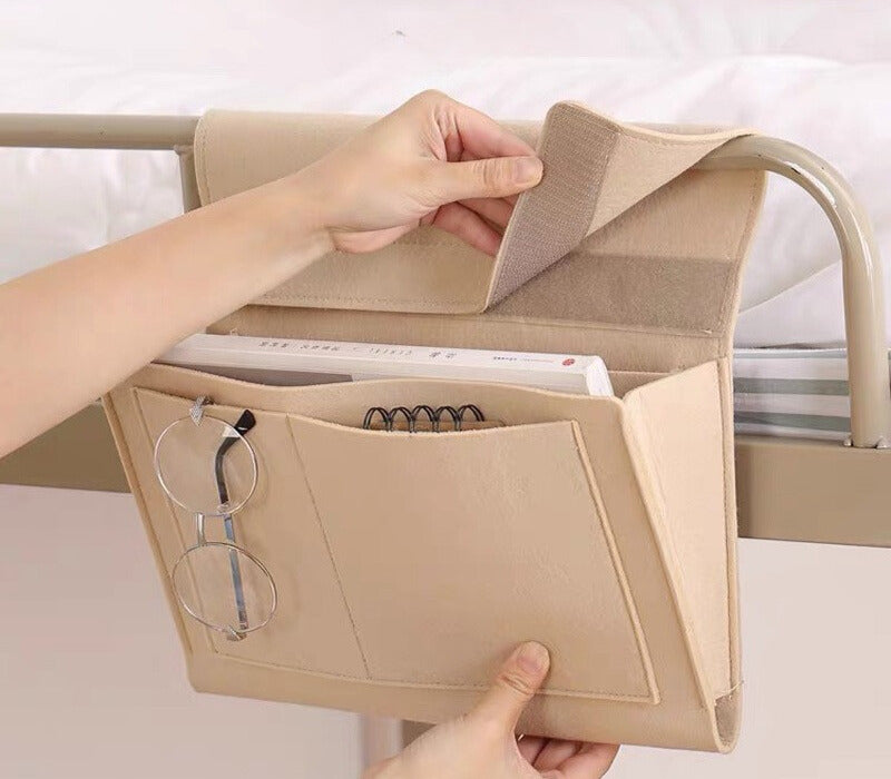 Multipurpose Felt Bedside Storage Organizer Bag