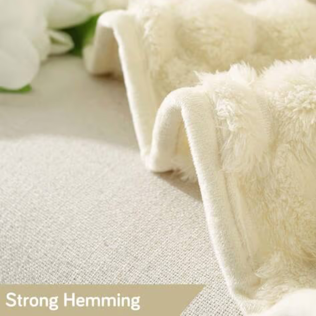 Luxury Honeycomb Plush Chenille Fabric Sofa Cover