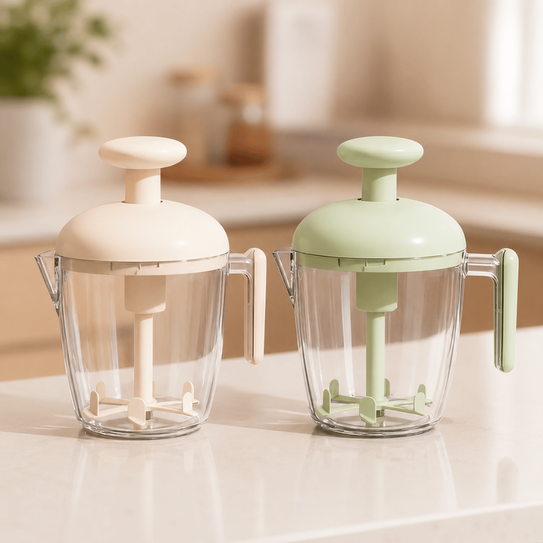 HOMERO Multi-Purpose Ergonomic Design Multi-Blade Manual Egg Mixer