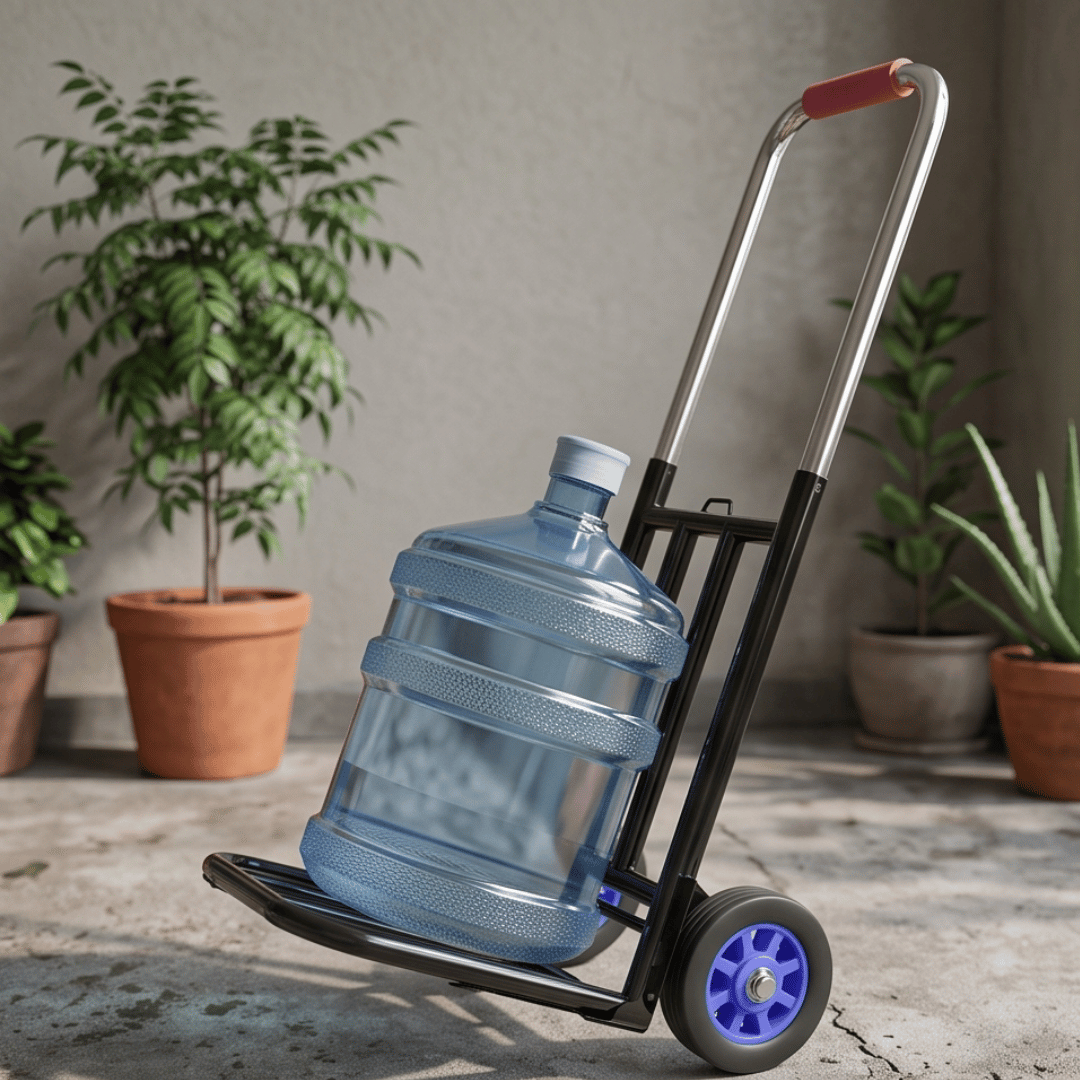Heavy Duty Foldable Stair Climbing Hand Truck Trolley with Adjustable Handle