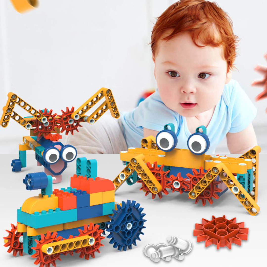 Creative Engineering Building Block Toy Set - 126 Pieces