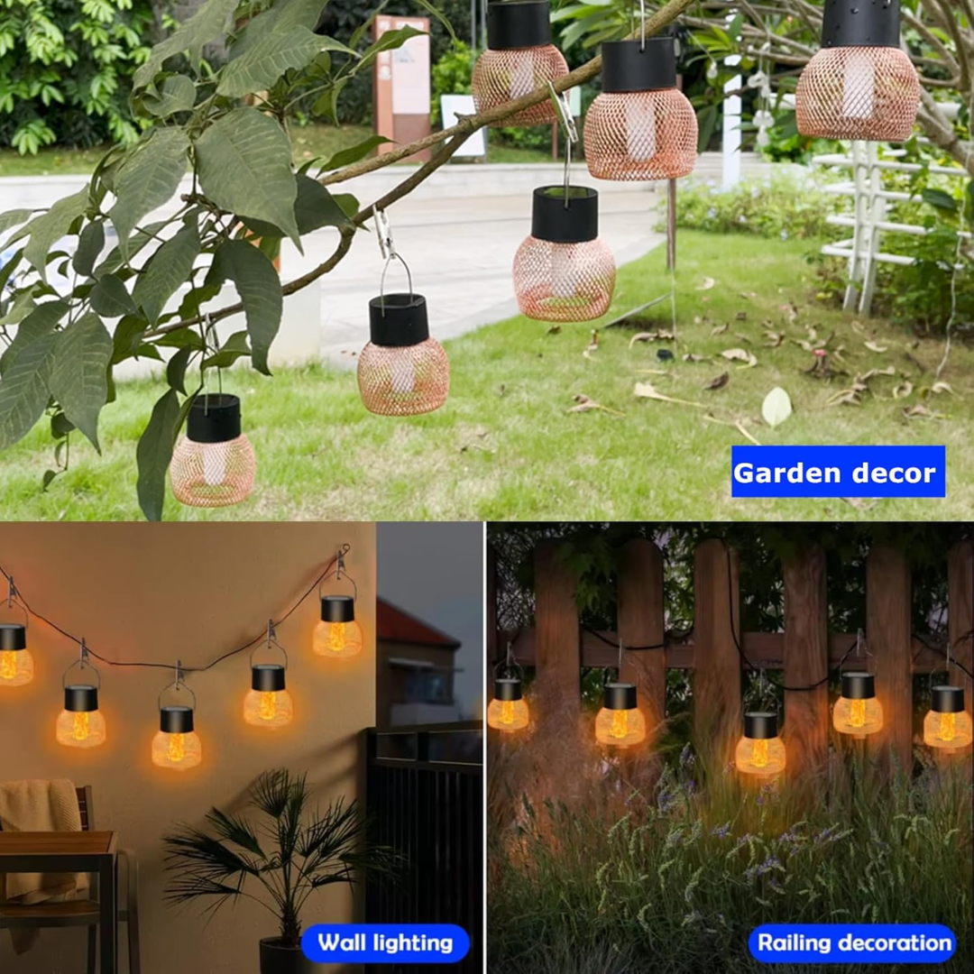 Solar Flame Hanging Lantern