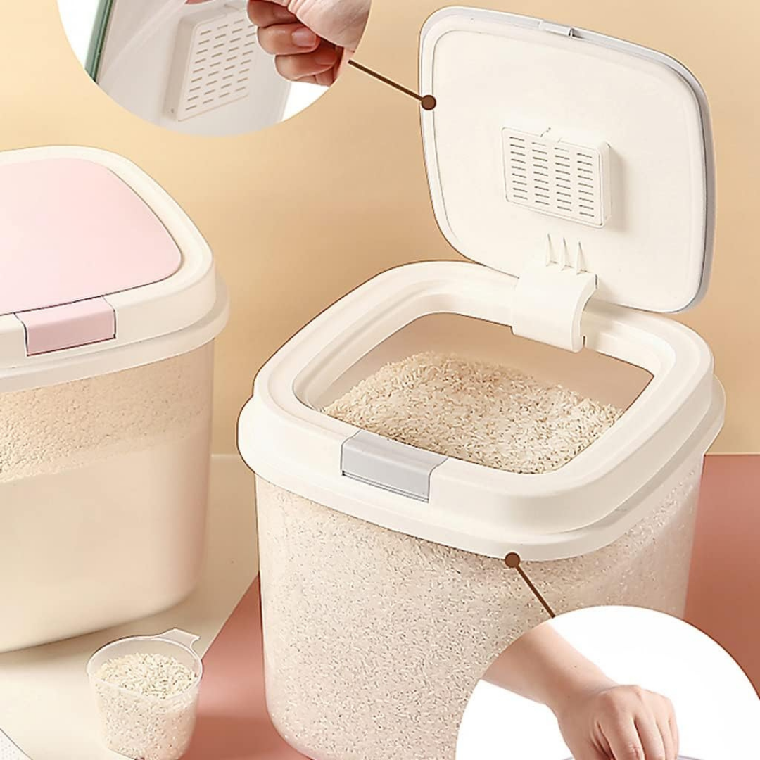 Airtight Modern Translucent Grain Storage Container 10KG