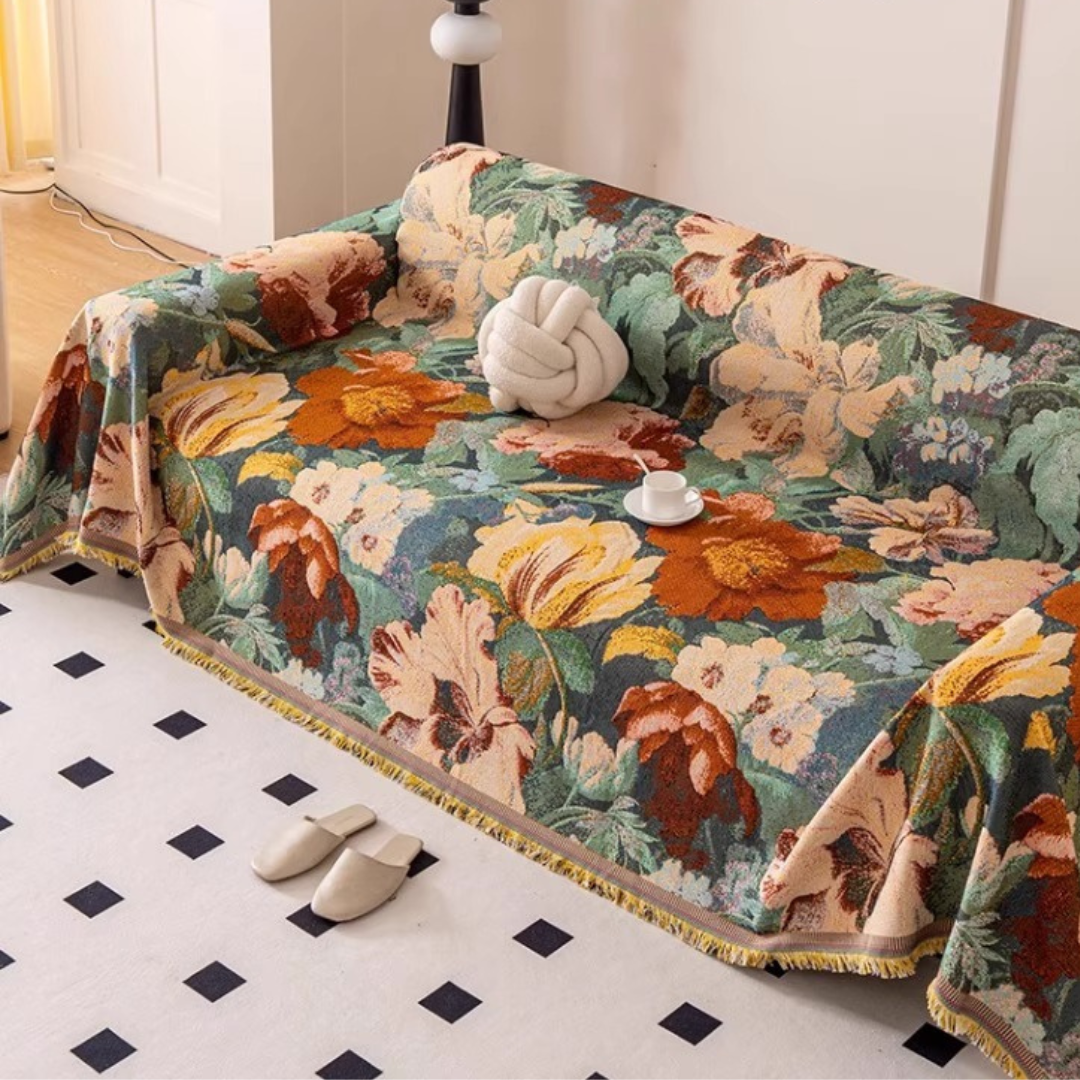 Reversible Jacquard Anti Slip Washable Sofa Cover