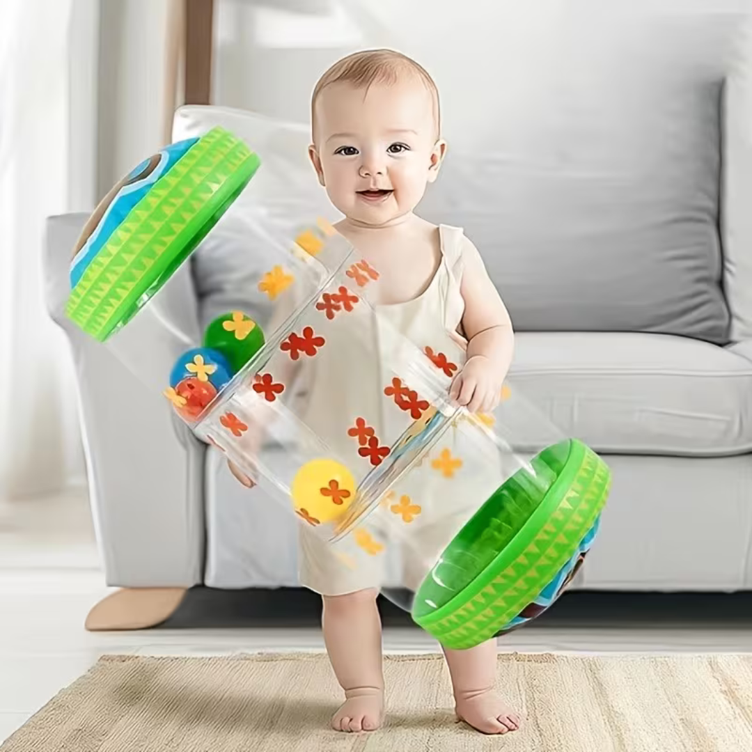 Anti Slip Inflatable Baby Development Activity Crawl Roller Toy