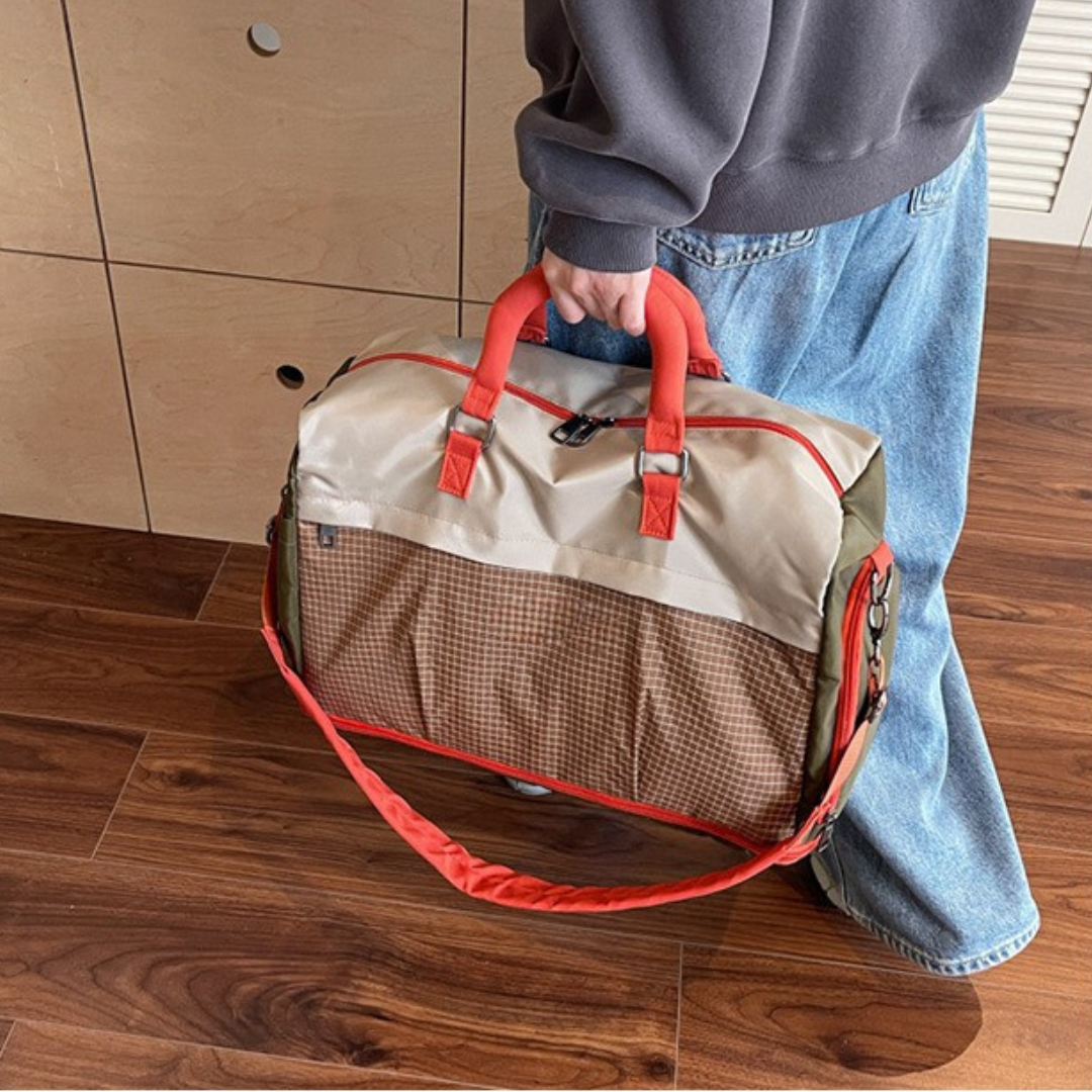 Homero Large Capacity Expandable Travel Duffel Stylish Bag