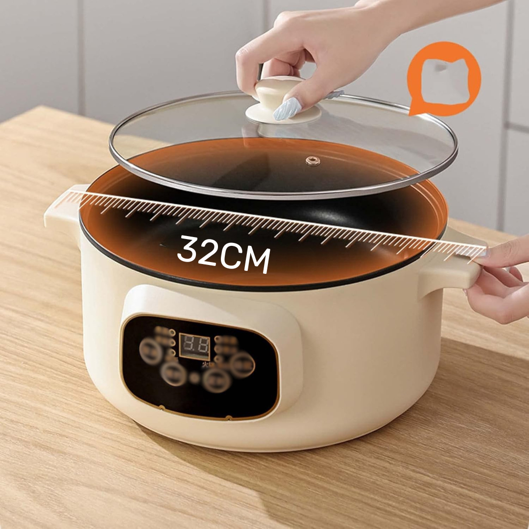 Multifunctional Electric Food Steamer with Smart Timer