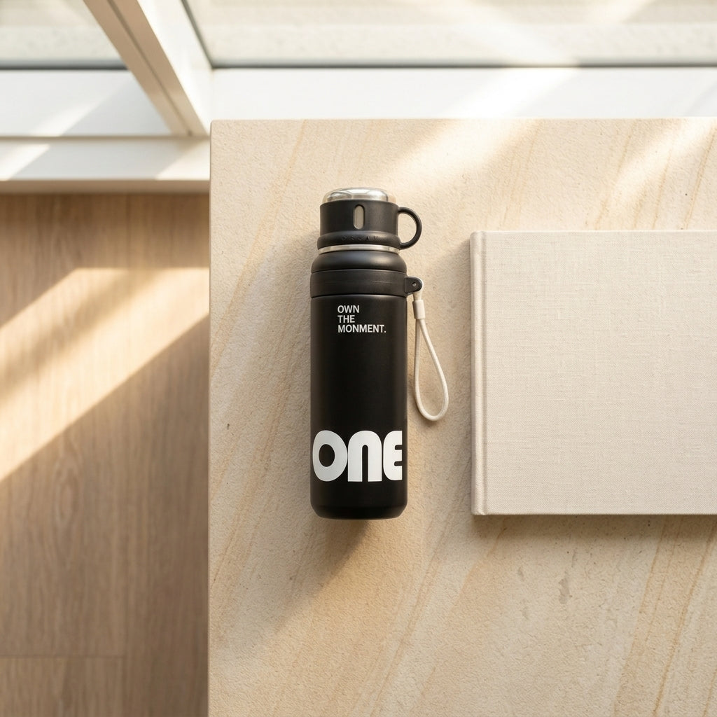Homero Stylish Stainless Steel Leak Proof Thermal Water Bottle - 1000ml