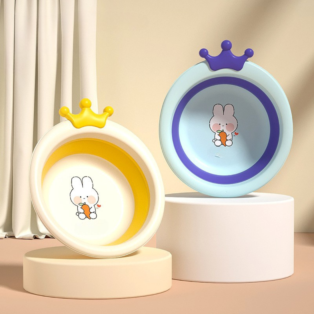 Homero Cute Cartoon Baby Wash Basin with Durable Design