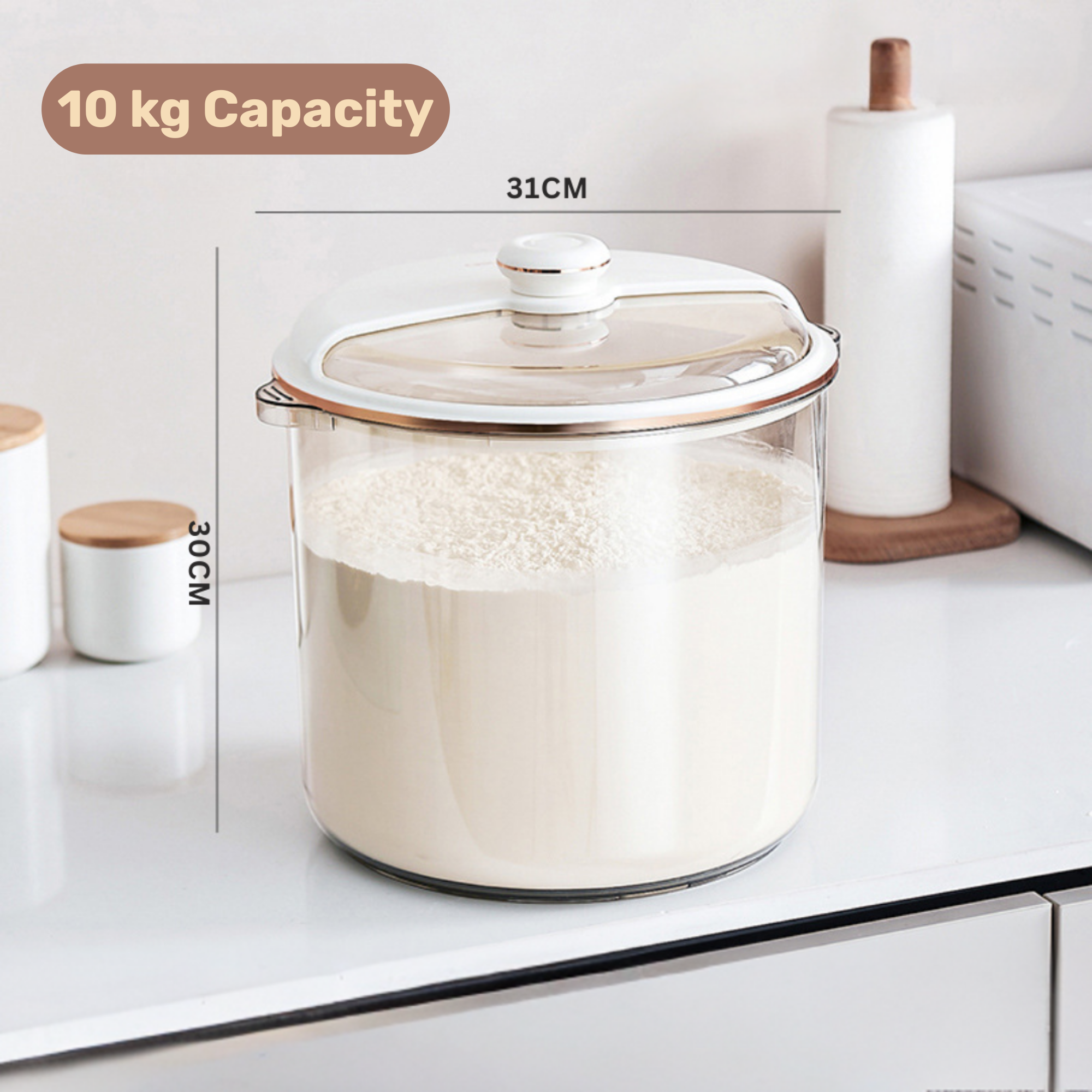 Homero Multi-Functional Fresh Lock Storage Bucket with Secure Lid