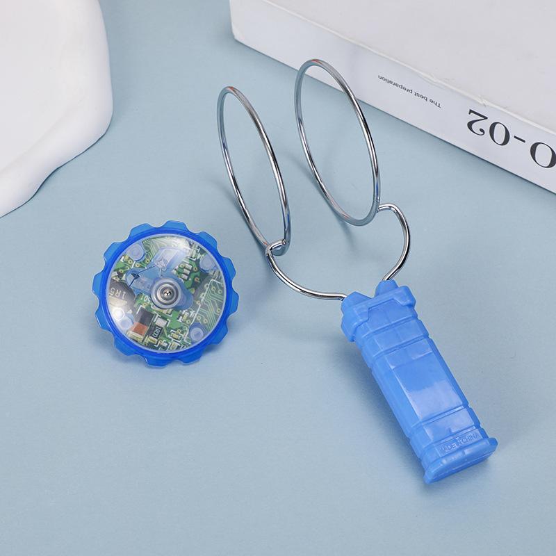 Homero Colorful Light Fun Magnetic Flashing Gyro Wheel Toy Set