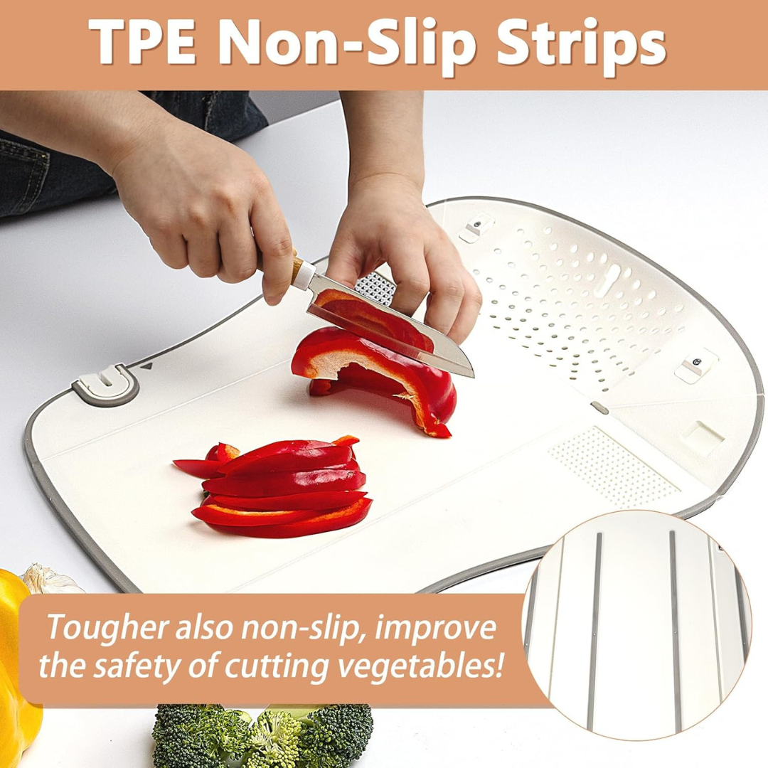 Homero 6 In 1 Multipurpose Foldable Kitchen Chopping Board