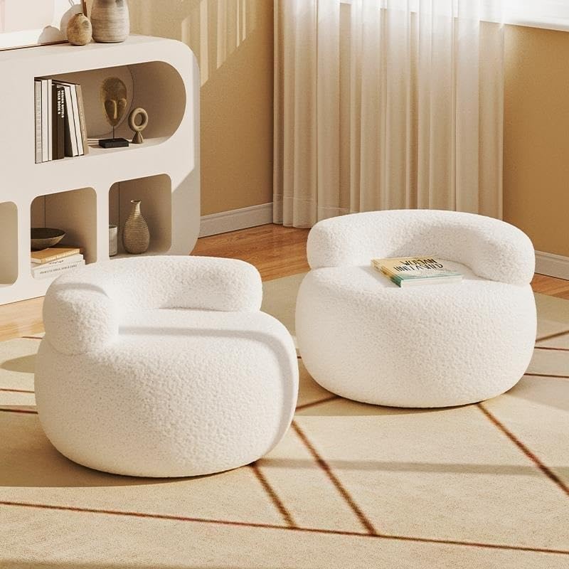 HOMERO Wooden Plush Multipurpose Compact Footstool Sofa