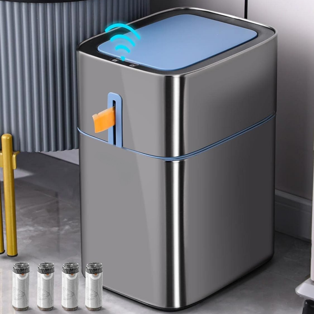 HOMERO Smart Sensor Touchless Automatic Lid Opening Trash Can
