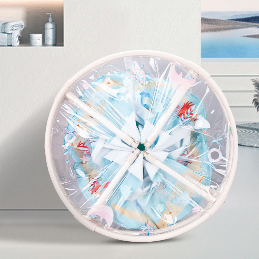 HOMERO Portable Design Transparent Foldable Large PVC Bathtub