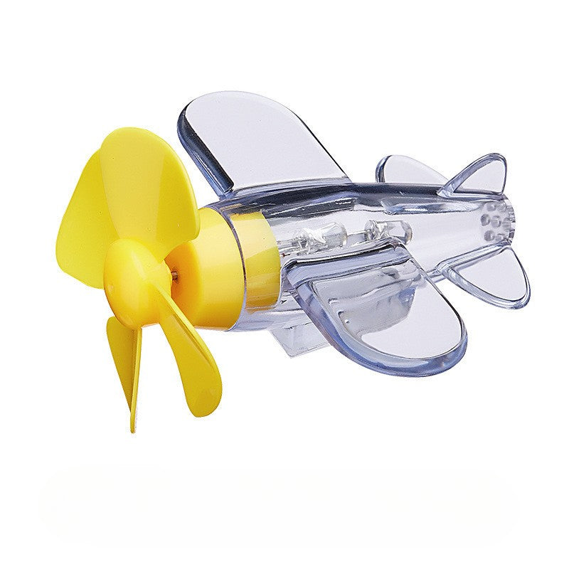 Homero Airplane Style Decorative LED Light for Car and Bike (Multicolor)