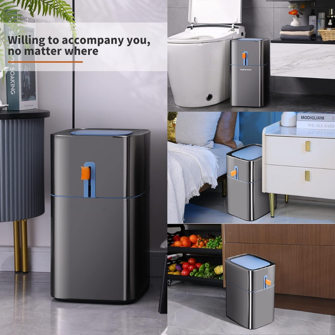 HOMERO Smart Sensor Touchless Automatic Lid Opening Trash Can