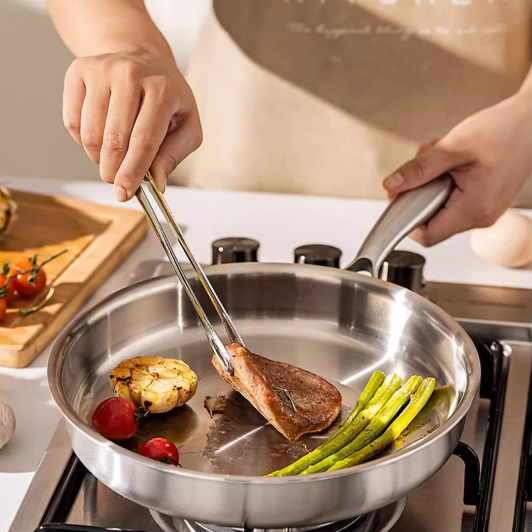 HOMERO Premium Multi-Purpose Stainless Steel Frying Pan - 26CM