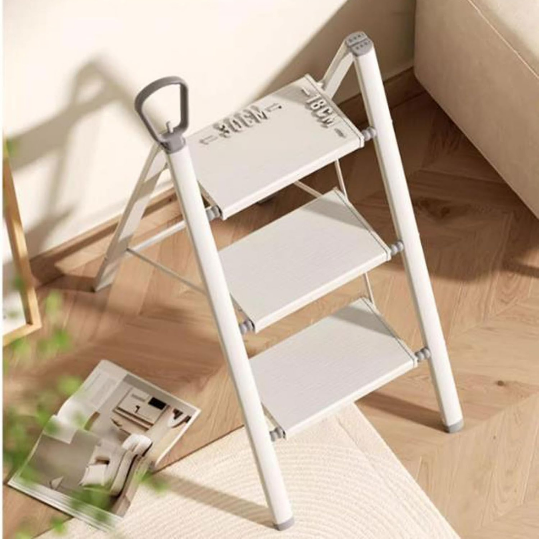 HOMERO Premium Aluminum Portable Folding Step Ladder