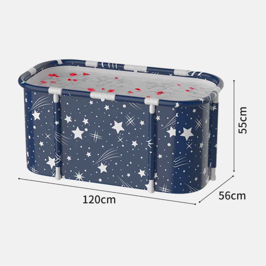 Homero Portable Rectangular Folding Bath Tub For Kids