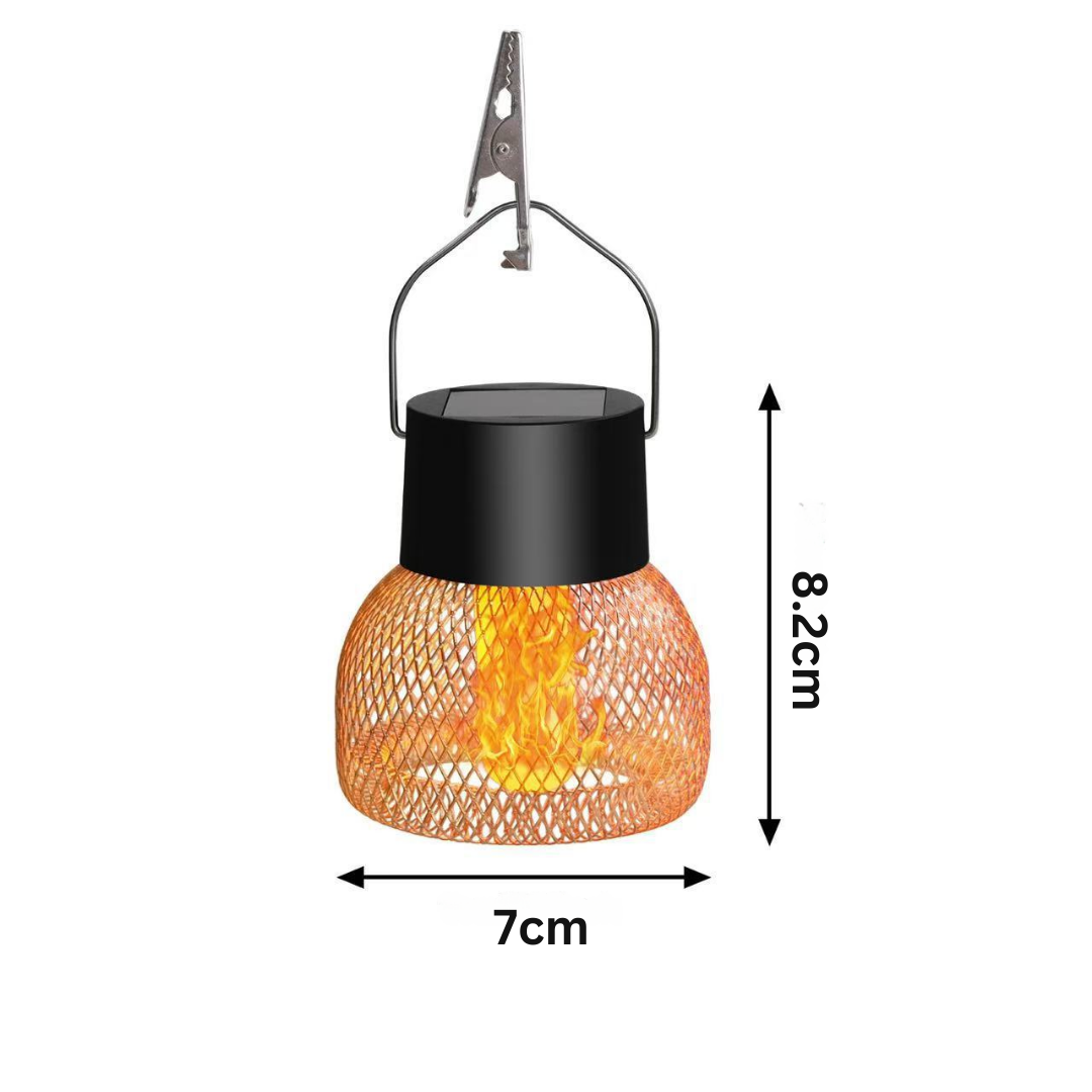 Solar Flame Hanging Lantern