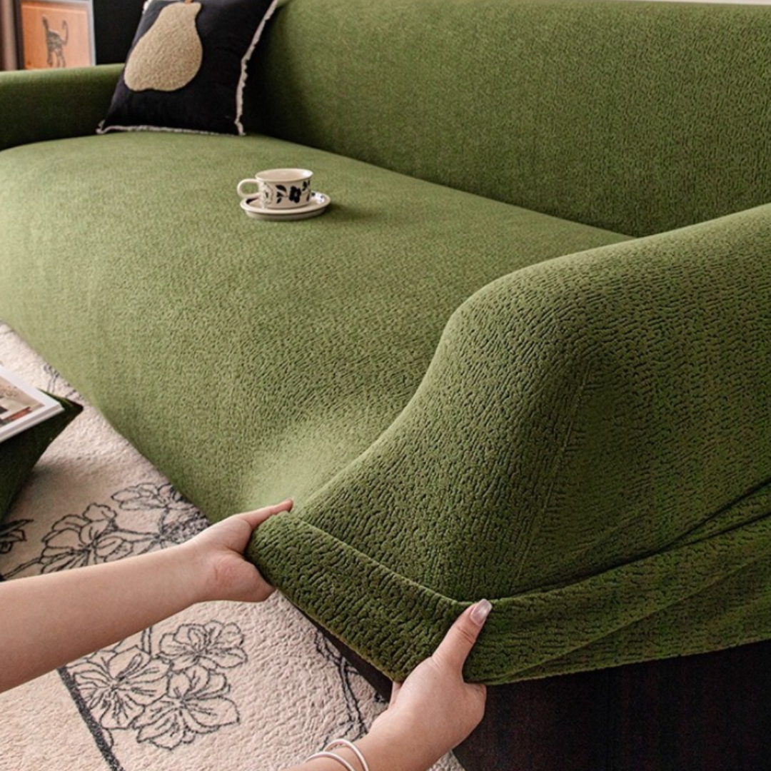 Premium Plush Stretchable 360° Protection Sofa Cover