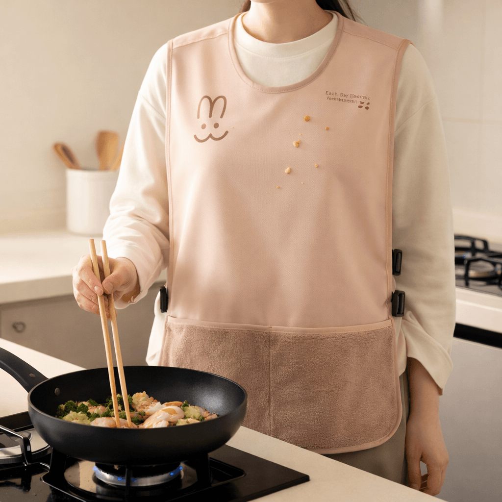 Multipurpose Waterproof and Oil-Proof Kitchen Apron with Pockets