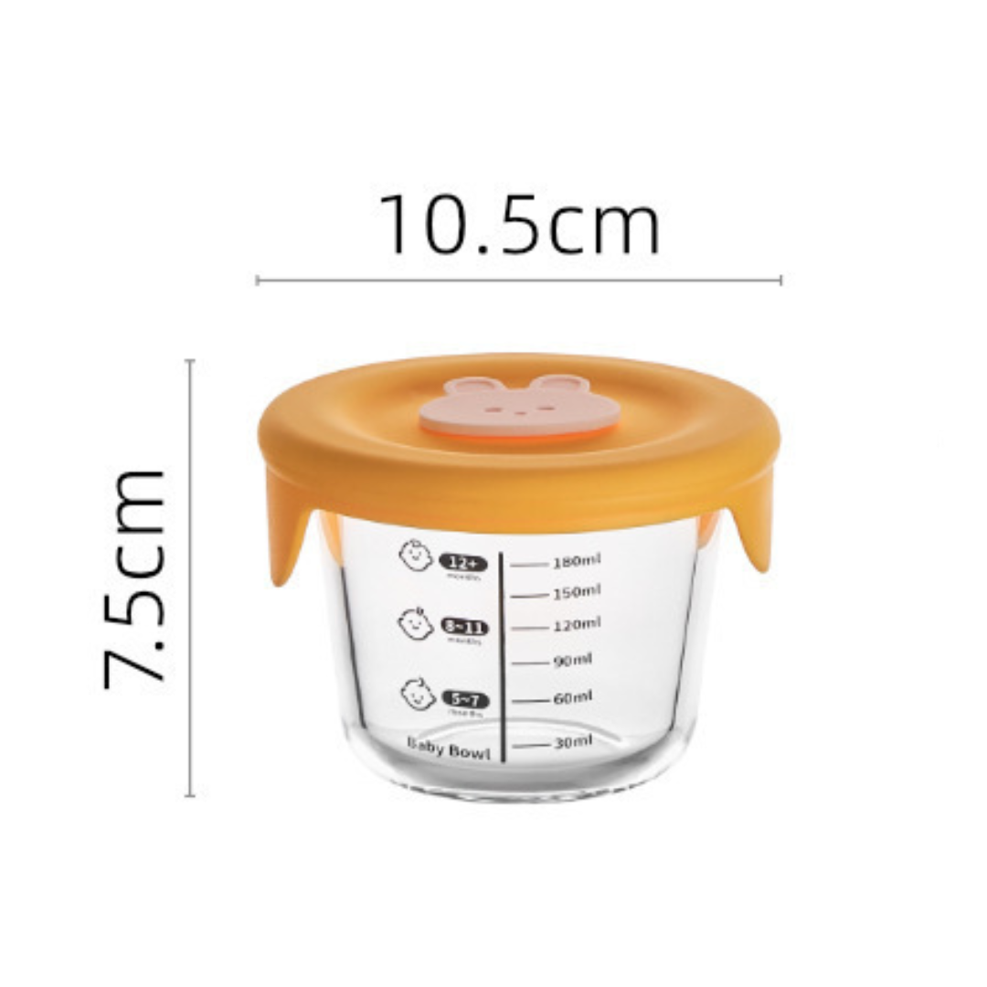 HOMERO Fresh Seal Baby Food Storage Bowl (180ml Capacity)