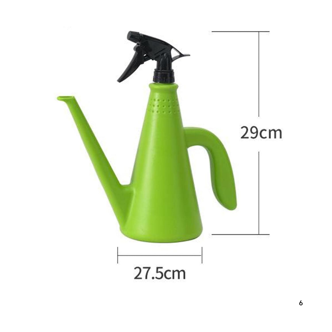 Durable Plastic Watering Can and Spray Bottle for Home Gardening