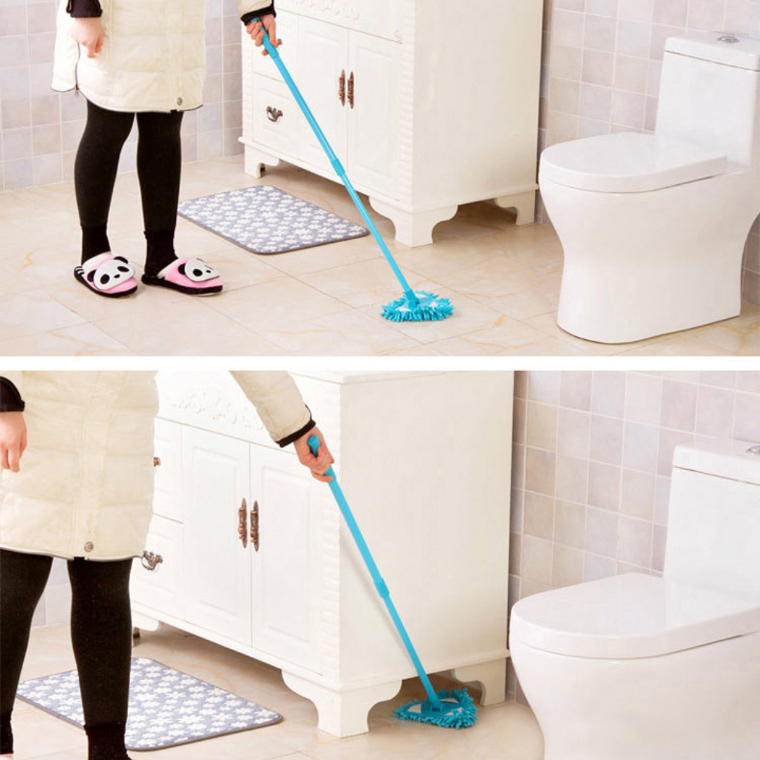 180° Rotatable Adjustable Triangle Cleaning Mop with Rotating Head