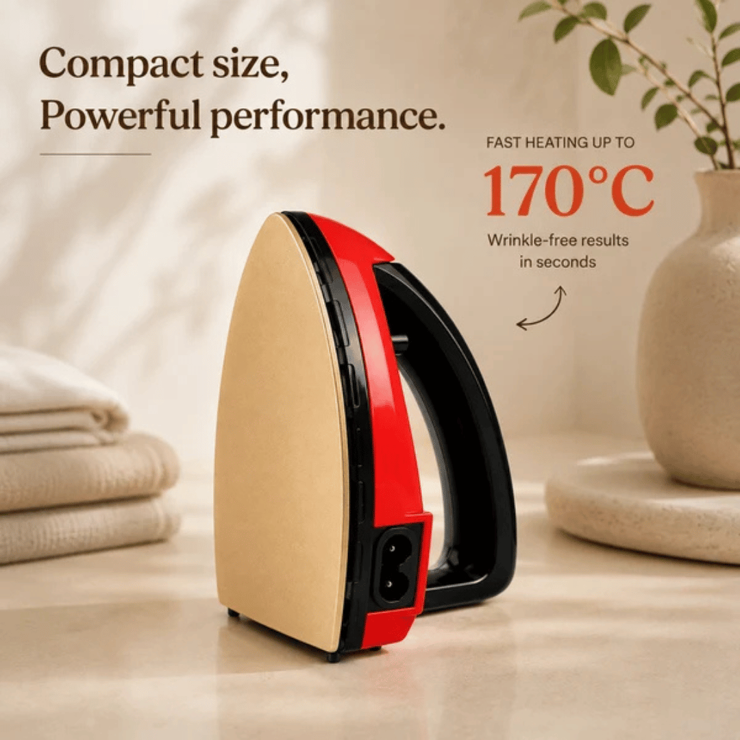 Homero Compact Luxury Fast Heating Palm-Size Mini Iron