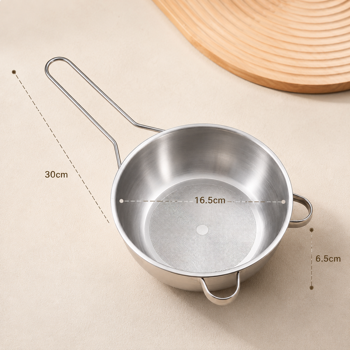 Multipurpose Stainless Steel Draining Sieve Bowl