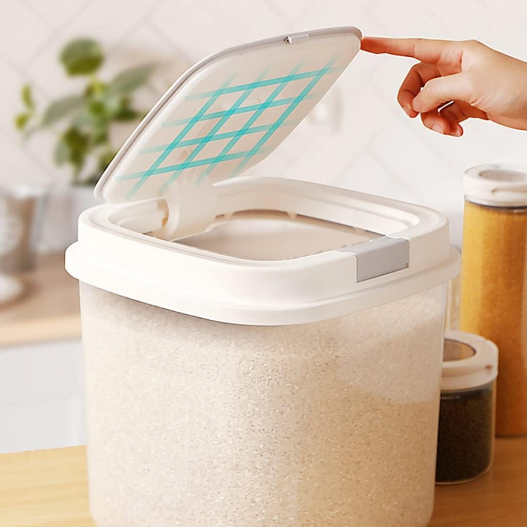 Airtight Modern Translucent Grain Storage Container 10KG