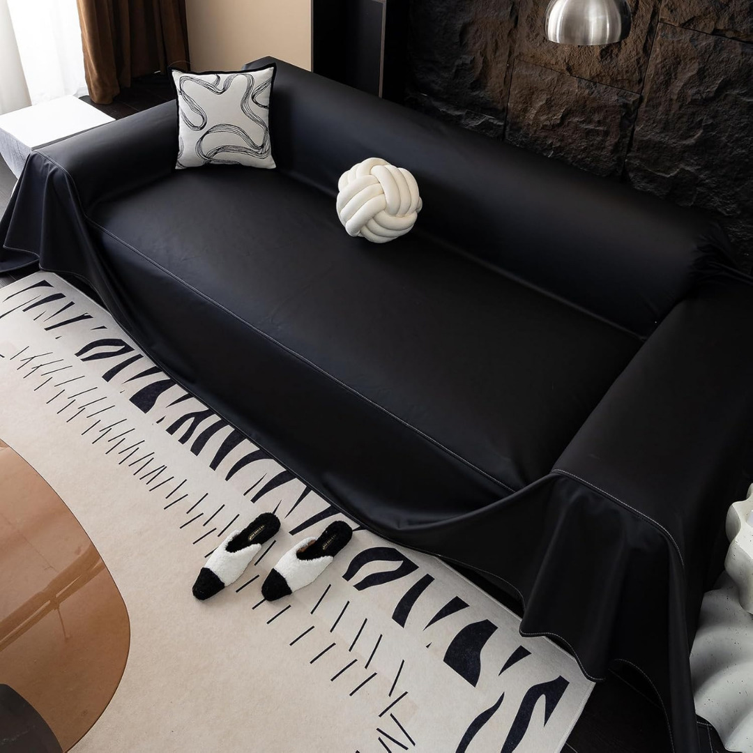 Premium Waterproof Faux Leather Sofa Cover