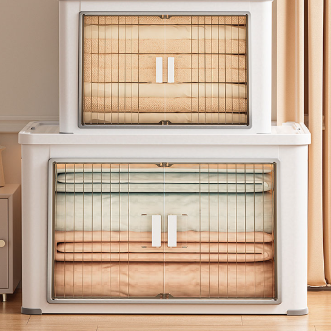 Stackable Multi-Layer Storage Cabinet