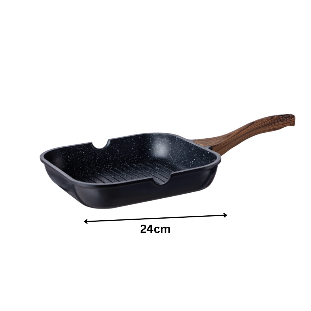 Flat Bottom Non-Stick Grill Pan