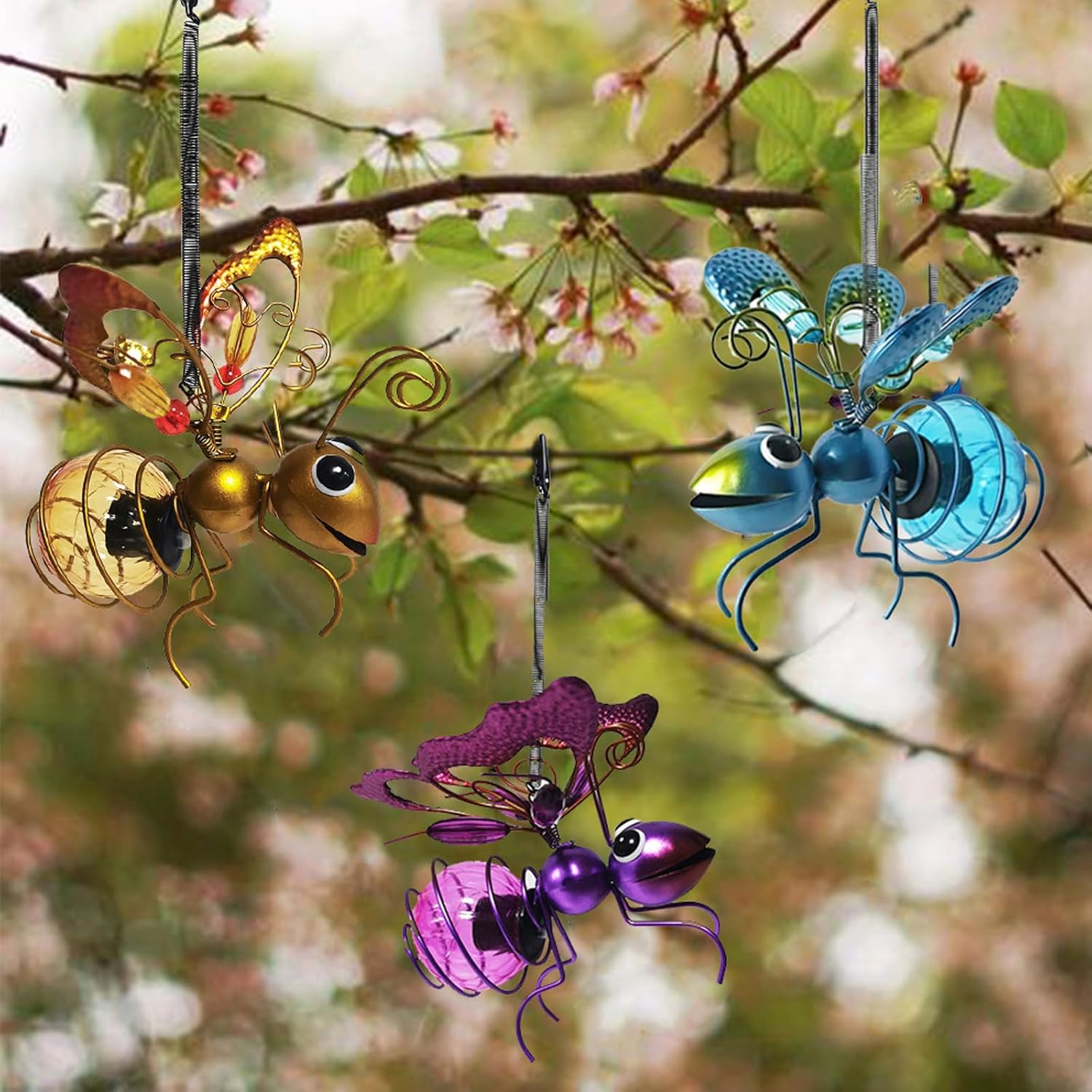 LED Solar Hanging Insect Garden Outdoor Decorative Light