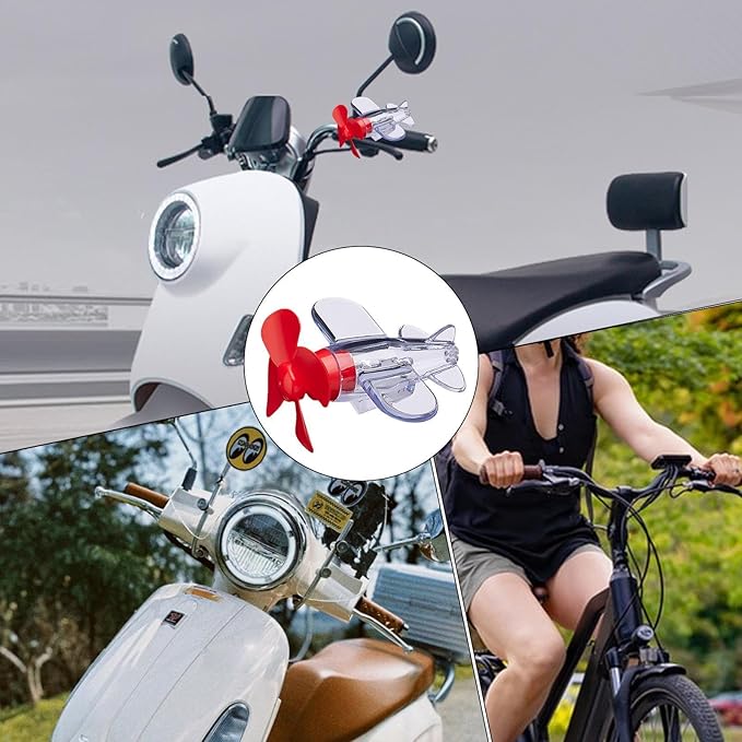 Homero Airplane Style Decorative LED Light for Car and Bike (Multicolor)