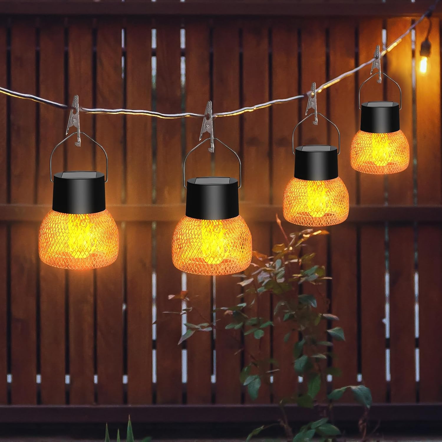 Homero Intelligent Light Control Solar Hanging Lantern Light – IP67 Waterproof