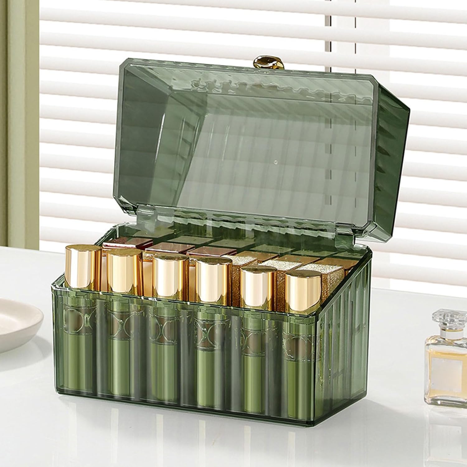 Premium Dustproof 18 Slot Lipstick Storage Organizer