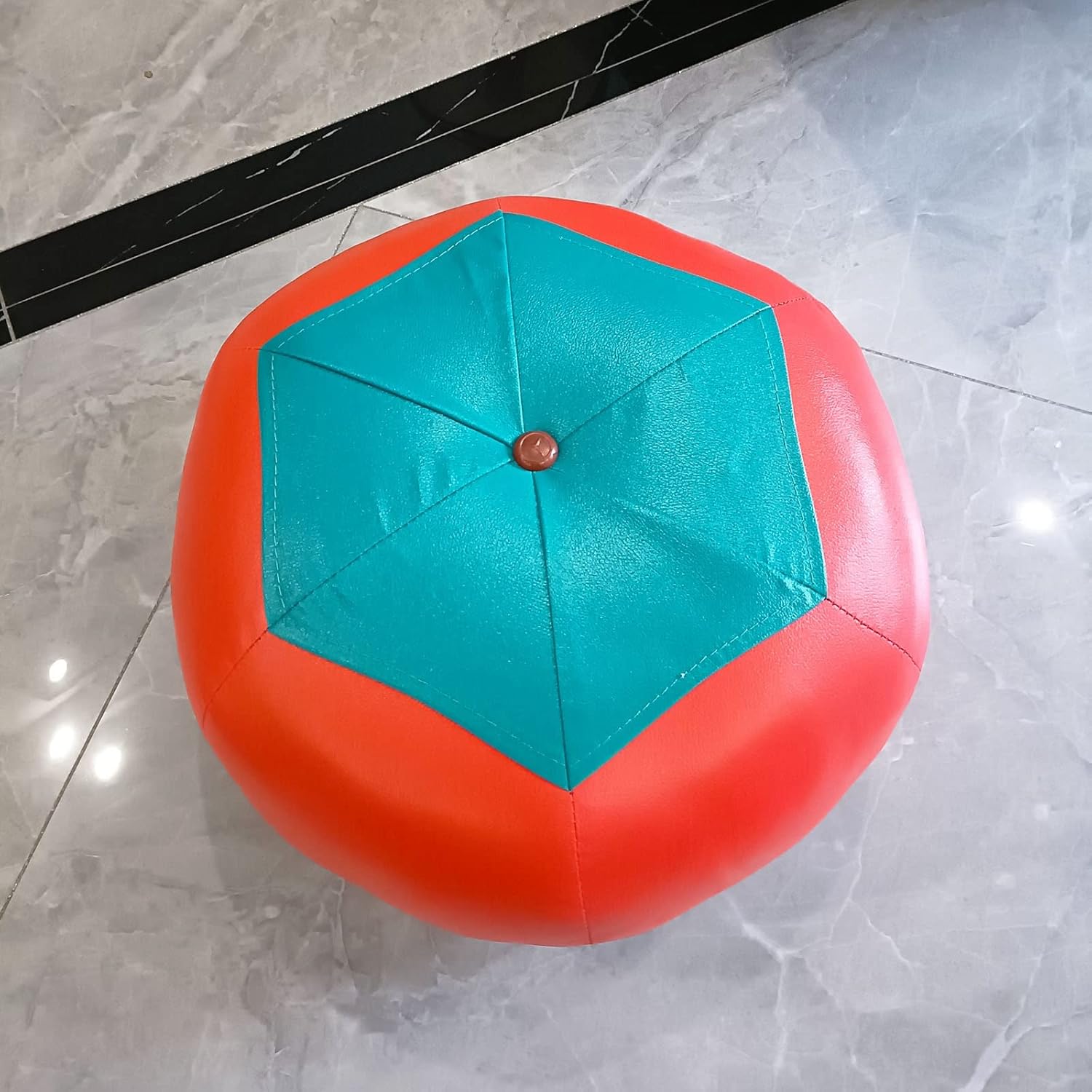 HOMERO Multifunctional Cylindrical Ottoman Pouf Padded Stool