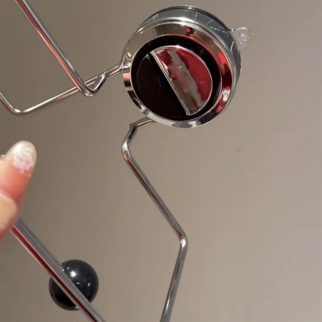 HOMERO Stainless Steel Suction Cup Organizer with Paper Holder