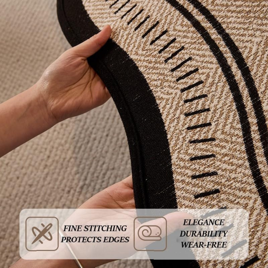 Elegant Reversible Chenille Fabric Soft Sofa Throw Cover